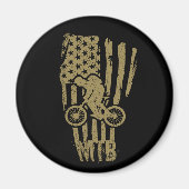 Mountainbike MTB-rijder Magneet (Voorkant)