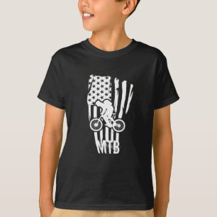 Mountainbike MTB-rijder T-shirt