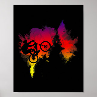 Mountainbike Mtb voor mannen, vrouwen en kinderen  Poster