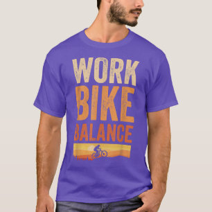 mountainbike MTB-werkbalans voor fietser T-shirt