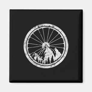 Mountainbike Mtb Wiel Fietsen Fietser Magneet