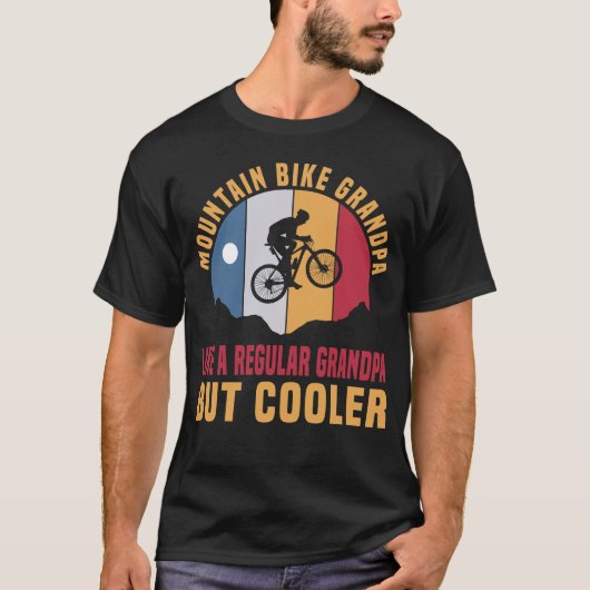 Mountainbike opa Mountainbiken Enduro MBT T-shirt (Voorkant)