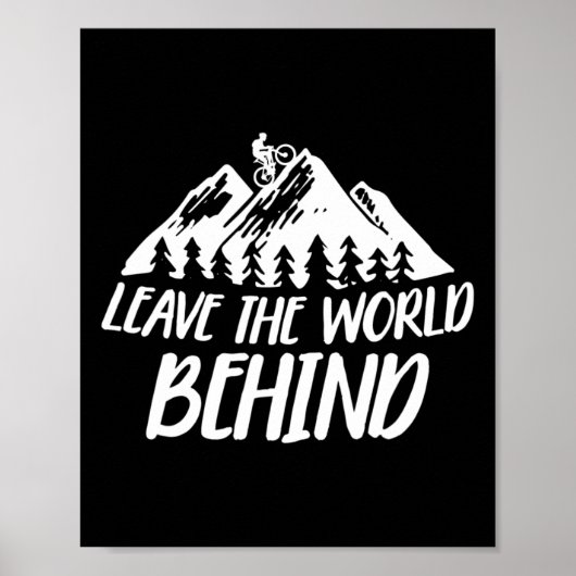 Mountainbike poster (Voorkant)