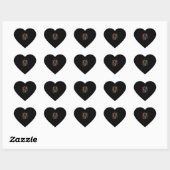 mountainbike Retro Biking Hart Sticker (Vel)