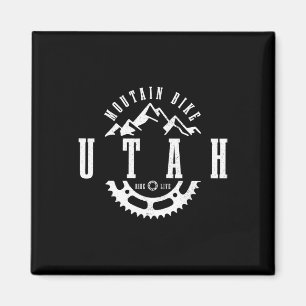 Mountainbike Utah Moab Mtb Downhill Fietsen Vintag Magneet