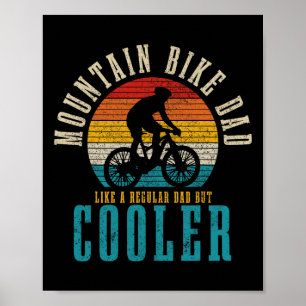 Mountainbike Vader Grappig Vintage Mtb Downhill Bi Poster