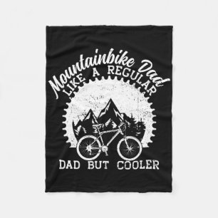 Mountainbike Vader Mtb Fietsen Cadeaus Voor Mounta Fleece Deken