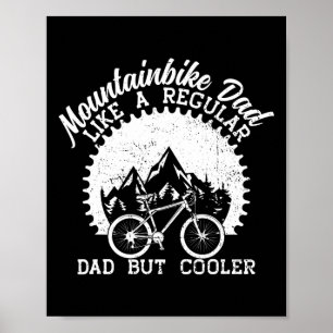 Mountainbike Vader Mtb Fietsen Cadeaus Voor Mounta Poster