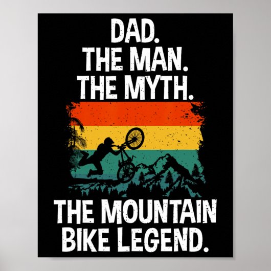 Mountainbike Vader Mtb Vader Poster (Voorkant)