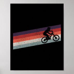 Mountainbike Vintage Mtb Fiets Downhill Fietssport Poster