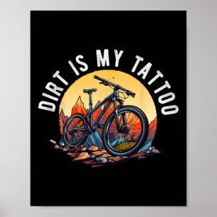 Mountainbike voor mannen jongens vrouwen Funny Mtb Poster