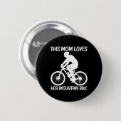 Mountainbike voor moeder MTB mountainbiken B Ronde Button 5,7 Cm (Voorkant /achterkant)