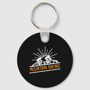 Mountainbike voor mountainbiken voor mannen vrouwe sleutelhanger