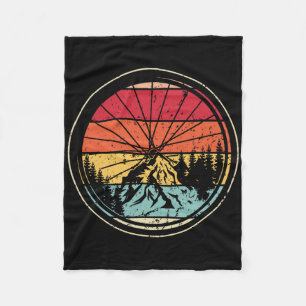 Mountainbike Wiel Vintage Mtb Fietsen Downhill B Fleece Deken