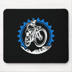 Mountainbike Wielrennen Cadeau Ontwerp Mtb Muismat