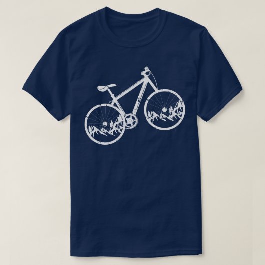 MountainbikeFietsen T-shirt (Design voorkant)