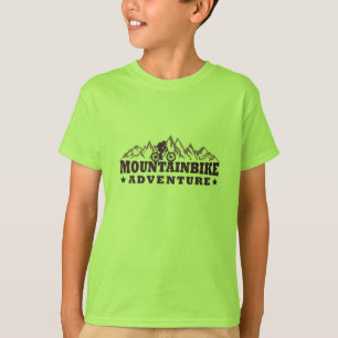 Mountainbiken avontuur t-shirt