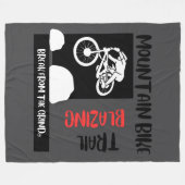 Mountainbiken BFTG Fleece Deken (Voorkant (Horizontaal))