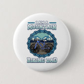 Mountainbiken Dad Gag Ronde Button 5,7 Cm (Voorkant)
