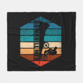 Mountainbiken Downhill mtb Fleece Deken (Voorkant (Horizontaal))