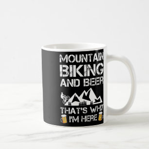 Mountainbiken en biercadeau Mtb grappig Koffiemok