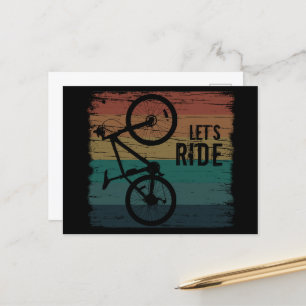 Mountainbiken  feestdagenkaart