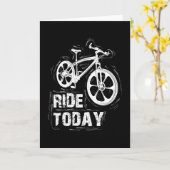 Mountainbiken Fiets Fietsen MTB Gift Idee Kaart (Gele Bloem)