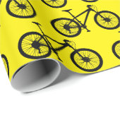 Mountainbiken Fietsen Fietser Verjaardag Cadeaupapier (Rol Hoek)