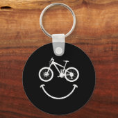 Mountainbiken - fietser wielrenner fietsen Tr Sleutelhanger (Voorkant)