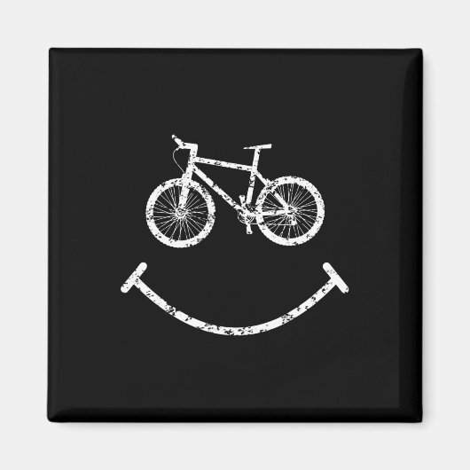 Mountainbiken Grappige Biker Magneet (Voorkant)