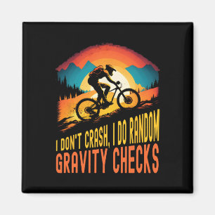 Mountainbiken Ik Crash Niet Ik Doe Willekeurige Zw Magneet