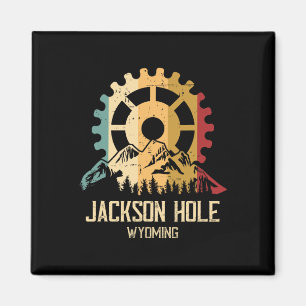 Mountainbiken Jackson Hole Wyoming Magneet