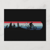 Mountainbiken liefhebber feestdagenkaart (Voorkant)