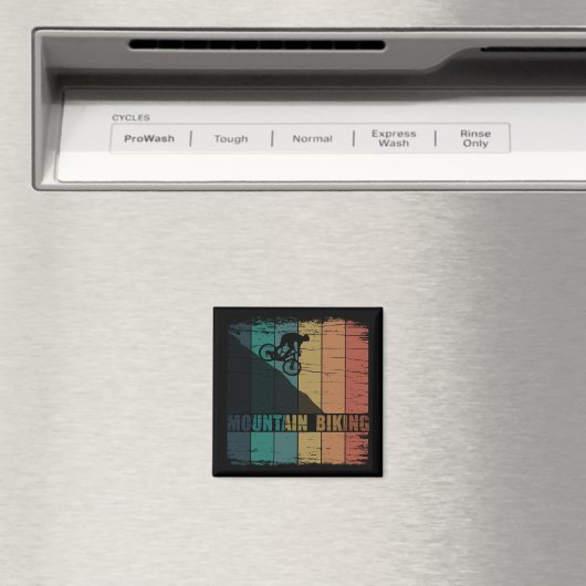 Mountainbiken  magneet (Insitu (Vaatwasser))