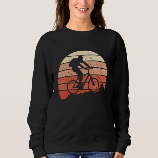 Mountainbiken met de fiets trui (Voorkant)