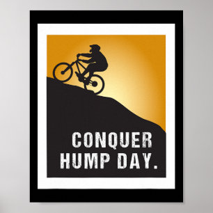 Mountainbiken Motiverende Inspirerende Zin Poster