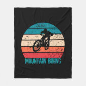 Mountainbiken MTB Fleece Deken (Voorkant)