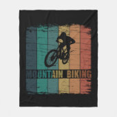 Mountainbiken MTB Fleece Deken (Voorkant)