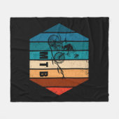 Mountainbiken MTB Fleece Deken (Voorkant (Horizontaal))