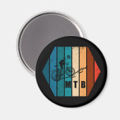 Mountainbiken MTB Magneet (Voorkant / Achterkant)