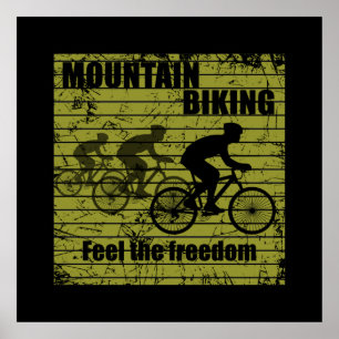 Mountainbiken MTB Poster