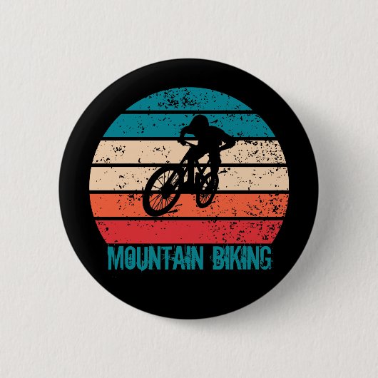 Mountainbiken MTB Ronde Button 5,7 Cm (Voorkant)