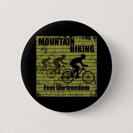 Mountainbiken MTB Ronde Button 5,7 Cm (Voorkant)