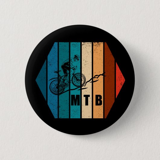 Mountainbiken MTB Ronde Button 5,7 Cm (Voorkant)
