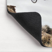 Mountainbiken, natuur, sport muismat (Hoek)