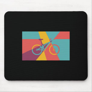 Mountainbiken Pop Art Effect Mtb Fully  Muismat