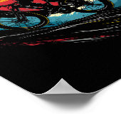 Mountainbiken Portret Buitensport _1 Poster (Hoek)