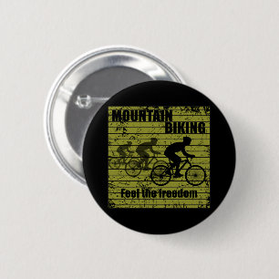 Mountainbiken  ronde button 5,7 cm