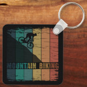 Mountainbiken  sleutelhanger (Achterkant)