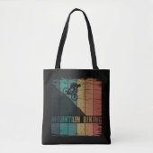 Mountainbiken  tote bag (Voorkant)